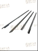 VW Bora SD 1998 > 2004 Cam Çıtası 4 Prç. P. Çelik thumbnail 1