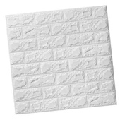 3D Tuğla Desenli Kendinden Yapışkanlı Duvar Paneli 58x38 cm - 3