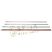 VW Golf 4 HB 1998 > 2004 Cam Çıtası 4 Prç. P. Çelik thumbnail 3