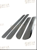 Fiat Doblo 1 Facelift Panel Van/Lav 2006 > 2010 Yan Kapı Çıtası 4 Prç. P. Çelik (Geniş) thumbnail 2