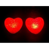Led Işıklı Kırmızı Kalp Gece Lambası - 1