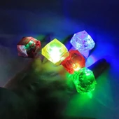 Kristal Tasarımlı Led Işıklı Yeşil Yüzük - 4
