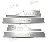 VW Caddy Mini Van 2010 > İç Kapı Eşiği 4 Prç. P. Çelik thumbnail 1