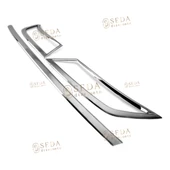 Skoda Octavia 3(A7) SD 2013 > Egzoz Çerçevesi+Ara Çıta 3 Prç.P. Çelik thumbnail 1