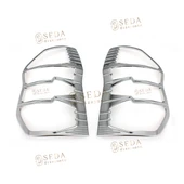 Ford Courier Van 2014 > 2023 Stop Çerçevesi 2 Prç. ABS Krom thumbnail 3