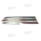 Ford Courier Van 2014 > 2023 Yan Kapı Çıtası 4 Prç. P. Çelik thumbnail 4