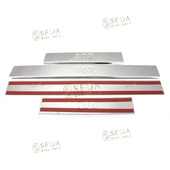 Peugeot 307 HB /SW 2001 > 2008 Kapı Eşiği 4 Prç. P. Çelik thumbnail 4