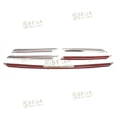 Renault Megane 4 HB /SD 2016 - 2020 Ön Panjur 5 Prç. P. Çelik thumbnail 4