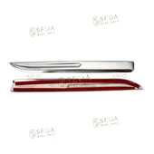 Renault Megane 4 HB /SD 2020 > Yan Çamurluk Çıtası 2 Prç.P. Çelik thumbnail 3