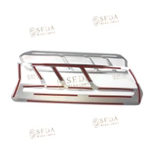 Ford Transit Van 2019 > Stop Çerçevesi 2 Prç. ABS Krom thumbnail 4