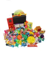 Nostaljik Özel Gıda Ve Oyuncak Kutusu Kırmızı Tetrisli thumbnail 1