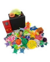 Nostaljik Özel Oyuncak Kutusu Kırmızı Tetrisli thumbnail 1