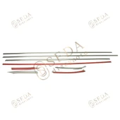 Ford Fiesta 6 HB 2009 > 2017 Cam Çıtası 8 Prç. P. Çelik thumbnail 2