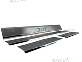 Peugeot 207 HB /SW 2006 > 2012 Kapı Eşiği 4 Prç. P. Çelik thumbnail 4