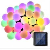 50 Led Renkli Solar Güneş Enerjili Bahçe Teras Balkon Ağaç Lambası Aydınlatması - 2
