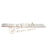 Opel Astra G HB /SD/SW 1998 > 2009 Cam Çıtası 4 Prç. P. Çelik thumbnail 4