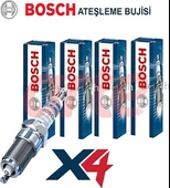 Audi A3 1.6 | 05.2003 - 08.2012 Uyumlu | Bosch İridyum Buji Takımı (4 Adet) | %100 Orijinal thumbnail 1