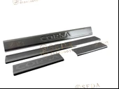 Opel Corsa D HB 2006 > 2015 Kapı Eşiği 4 Prç. P. Çelik thumbnail 2