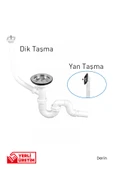 S Tekli Çöpmak Sifonu - Taşmalı Düz Derin - 1