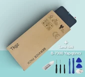Tkgz - Oppo Realme C3 Uyumlu Lcd Ekran Dokunmatik SERVİCE - PACK + B-7000 + Montaj Seti - 1