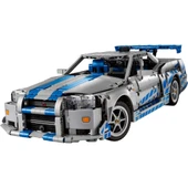 LEGO 42210  Technic™ Daha Hızlı Daha Öfkeli Nissan Skyline Gt-R (R34) Araba -1410 PARÇA- BÜYÜK thumbnail 2