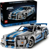 LEGO 42210  Technic™ Daha Hızlı Daha Öfkeli Nissan Skyline Gt-R (R34) Araba -1410 PARÇA- BÜYÜK thumbnail 1