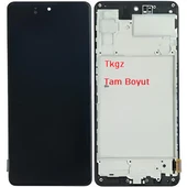 Tkgz - Samsung Galaxy M51 - SM-M515 Uyumlu Lcd Ekran DokunmatikSERVİCE - PACK - FULL ÇITALI thumbnail 2