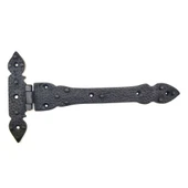 Antika Tarz Dekoratif Pirinç Kuyruklu Lale Menteşe - 147x193 mm, Oksit - 1