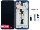 Tkgz - Xiaomi Redmi NOTE 8 Uyumlu Lcd Ekran Dokunmatik SERVİCE - PACK - FULL ÇITALI MAVİ + Montaj Seti thumbnail 3