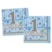 THB5121 First Bithday Erkek, 16 adet Peçete, 33x33cm  /BMP1310THB5121 - 1
