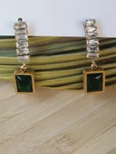 Monalisa Home Lüks Figürlü Gösterişli Parıltılı Küpe - 1