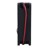 Class CF-241 DC12V 80X80x25mm Aksiyel Fan - 20Cm Siyah-Kırmızı Güç Kablolu - 3
