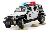 Bruder Oyuncak Jeep Wrangler Ur Polis Aracı ve Memur Br02526 - 3