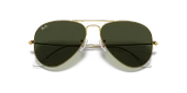 Ray-Ban Aviator 3025 L0205 Gold-Green Güneş Gözlüğü - 6