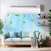 TriLine Delikli Ayarlanabilir 58-105 CM Klima Hava Yönlendirici Klima Aparatı Klima Siperliği thumbnail 3