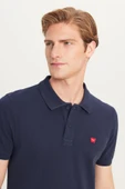 Erkek Regular Fit Polo T-shirt Navy Navy L thumbnail 4