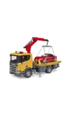 Bruder Scania 560R Çekici Ve Roadster Araba BR03552 - 4