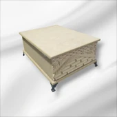 Ahşap-boyanabilir- Ham Mdf- Desenli-takı-makyaj-aksesuar-çok Amaçlı Dekoratif Kutu - 5