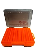 Captain 7223 Orange Sahte Balık Kutusu 12 Gözlü 13x9x3cm - 1