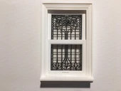 Byr Bebek evleri için Windows 1/12 Ölçeği (Sadece Plastik Aparattır!!!) 3D thumbnail 2