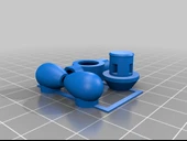 Byr Hip Hava Rotoru - Sıkıştırılmış hava itişinde okul deneyi (Sadece Plastik Aparattır!!!) 3D - 2