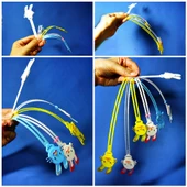 Byr Bunny kablo tutucu / yer imleri / anahtarlık / bilezik (Sadece Plastik Aparattır!!!) 3D thumbnail 3