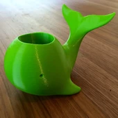 Byr Balina Pembesi - Tutucu / Bardak / Konteyner (Sadece Plastik Aparattır!!!) 3D - 4