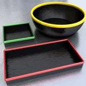 Byr Basit kase ve kutular (Sadece Plastik Aparattır!!!) 3D - 3