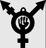 Byr Trans feminist Yumruk kolye cazibesi (Sadece Plastik Aparattır!!!) 3D - 1