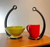 Byr Dövme önleyici bardak ve kase taşıyıcıları (Sadece Plastik Aparattır!!!) 3D - 2