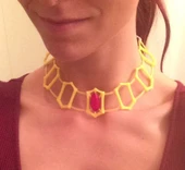 Byr Melisandre's Ruby Ceza, Kolye (Sadece Plastik Aparattır!!!) 3D - 1