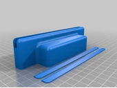 Byr LED Stand (Pil Kılıflı LED Şerit) Akril Lazer / CNC gravürü için 220mm / 145mm (Sadece Plastik Aparattır!!!) 3D - 1