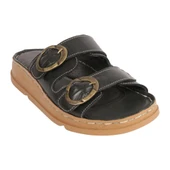 MAMMAMİA D25YT-1145 ORTOPEDİK YUMUŞAK DERİ KADIN TERLİK thumbnail 4