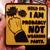 Byr Bekle, muhtemelen pantolon giymiyorum (çok renkli remix) (Sadece Plastik Aparattır!!!) 3D - 1